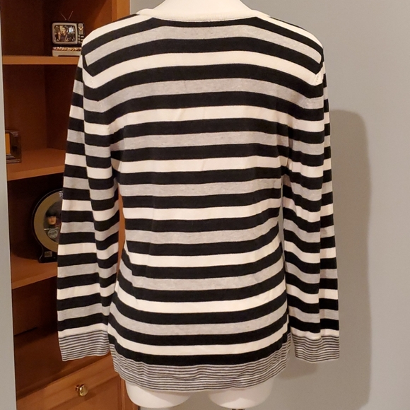 Hanna Andersson Women's Black and White Sweater - Picture 7 of 10
